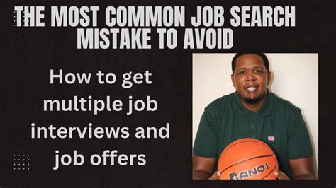 The Most Common Job Search Mistake How To Search For Jobs And Get