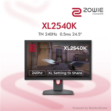 BenQ ZOWIE XL2540K Esports Gaming Monitor | 24.5 inch 240Hz XL Setting ...