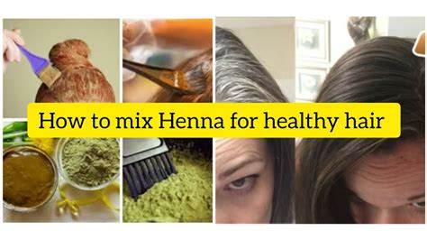 How To Mix Henna For Healthy Hair With Natural Ingredients Henna Mix