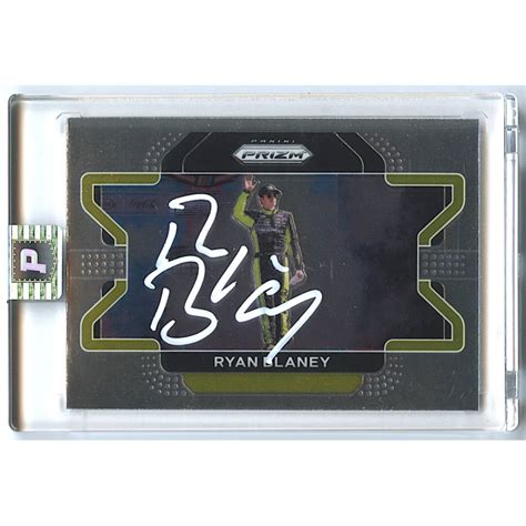 Ryan Blaney Signed 2022 Panini Prizm 99 PA Encapsulated Pristine