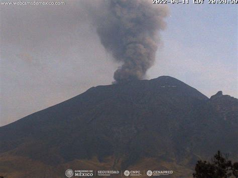 Sem Foro De Alerta Del Popocat Petl En Amarillo Fase Autoridades