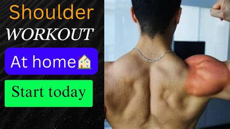 Shoulder Exercise At Home Shoulder Workout Without Equipment At Home Co