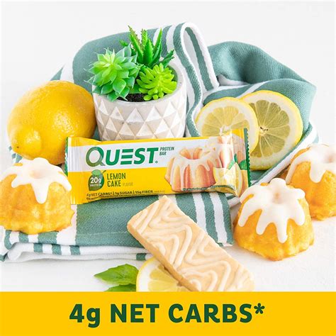 Quest Nutrition Protein Bar Lemon Cake Count Bigeasymart