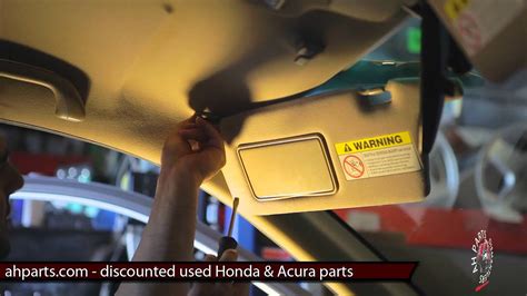 How To Replace A Honda Sun Visor