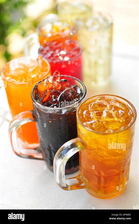 Traditional Thai Drinkfruit And Herbal Cold Drink Stock Photo Alamy