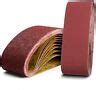 15x Mix 3 X 21 Sanding Belts Aluminium Oxide 40 80 120 Grit Sander