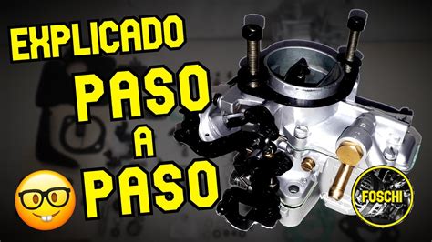 Como Armar Un Carburador Paso A Paso Weber De Fiat Youtube