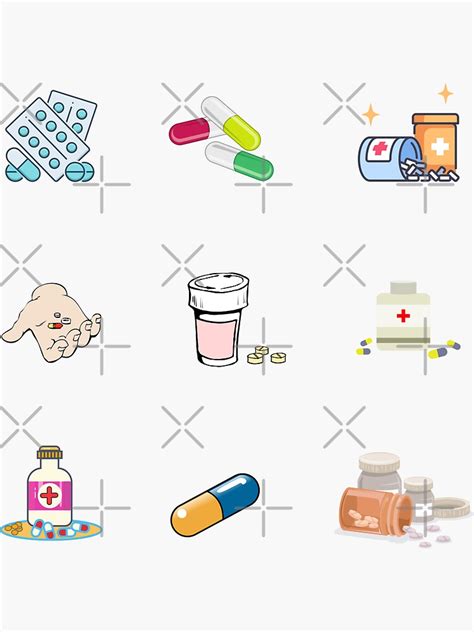 Pharmacy Pack Sticker By Creezu Redbubble