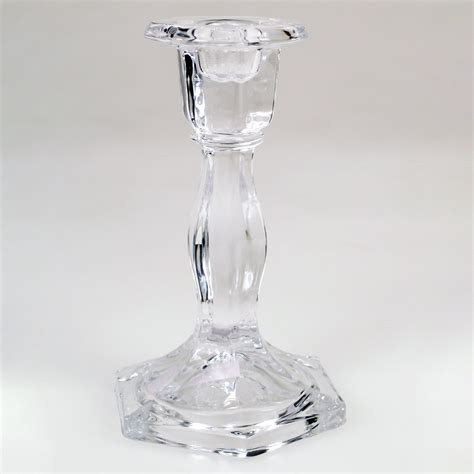 Glass Taper Candle Holder 15cm Clear Briscoes Nz