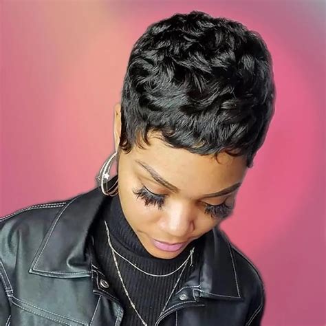 Short Pixie Cut Wigs For Black Women Pixie Wigs For Black Women Pixie