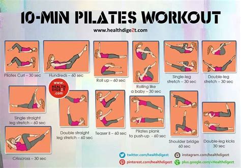 Printable Pilates Exercises