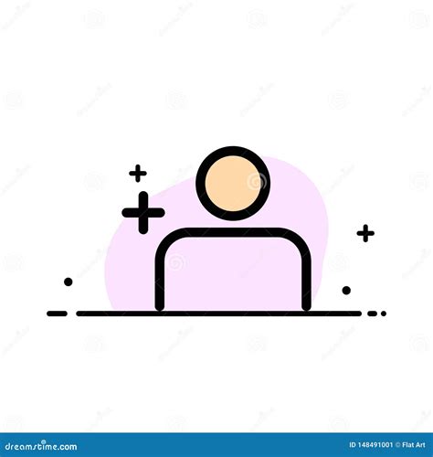 Discover People Instagram Sets Business Flat Line Filled Icon Vector