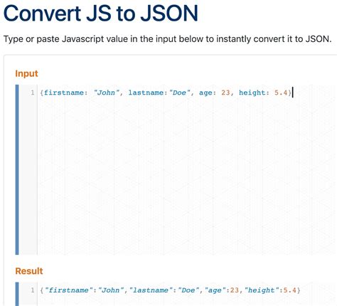 Is There A Quick Way To Convert A Javascript Object To Valid Json In