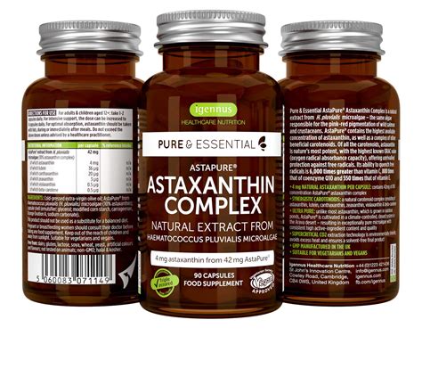 Pure Essential Natural Astaxanthin Complex Mg Astapure Delivering