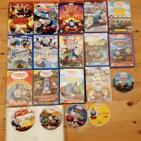 Large Bundle Of Thomas The Tank Engine Dvds Films And Episodes