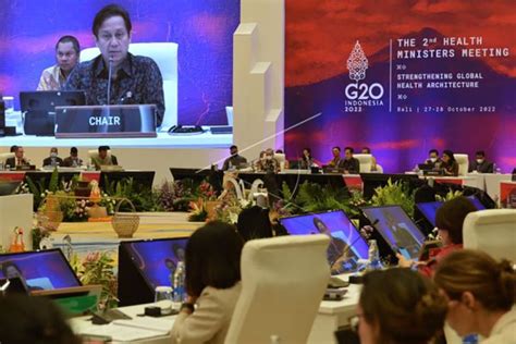 Menteri Kesehatan G20 Gelar Pertemuan Kedua Di Jimbaran