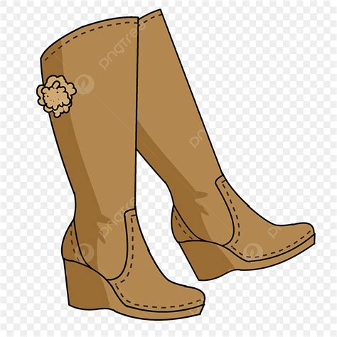 Botas De Moda Botas Amarillas Hermosas Botas Botas Creativas PNG