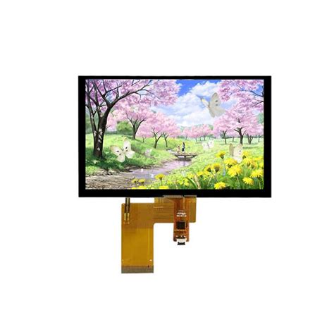 5 Inch 800 480 RGB Interface 1000nits High Brightness IPS TFT LCD