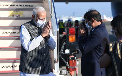 PM Modi Arrives In Tokyo To Attend Former Premier Shinzo Abe S State