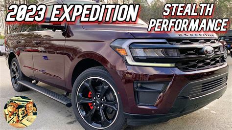 NEW 2023 FORD EXPEDITION STEALTH PERFORMANCE 440 HP Luxury SUV Cold