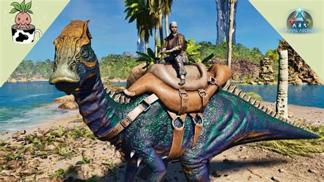 Ark Survival Ascended The Island Ep Parasaur Taming Youtube