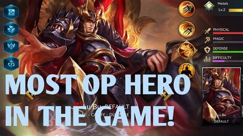 Heroes Evolved Lu Bu Gameplay MOST OP HERO YouTube