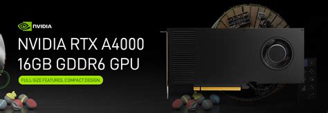 NVIDIA RTX A4000 16GB GDDR6 256-Bit Graphics Card - TPSTech