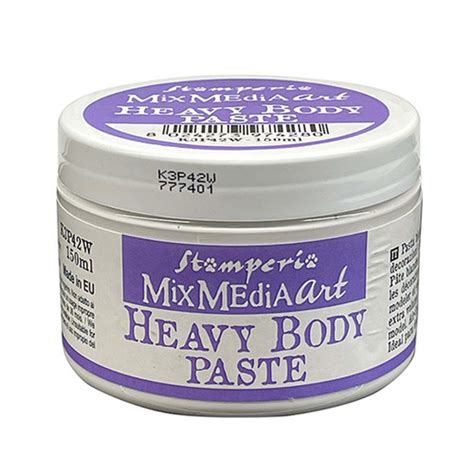 Heavy Body Paste Ml 150 White Stamperia