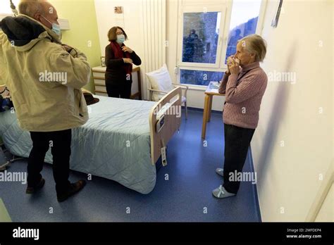 Madame Geltzenlichter Raymonde Receives A Visit From Her Son And His