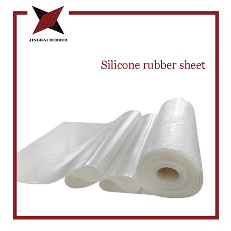 High Tear Heat Resistant Transparent Food Grade Silicone Rubber Sheet