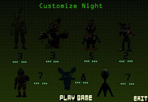 Five Nights At Freddys 3 Custom Night Gamejolt Fnaf