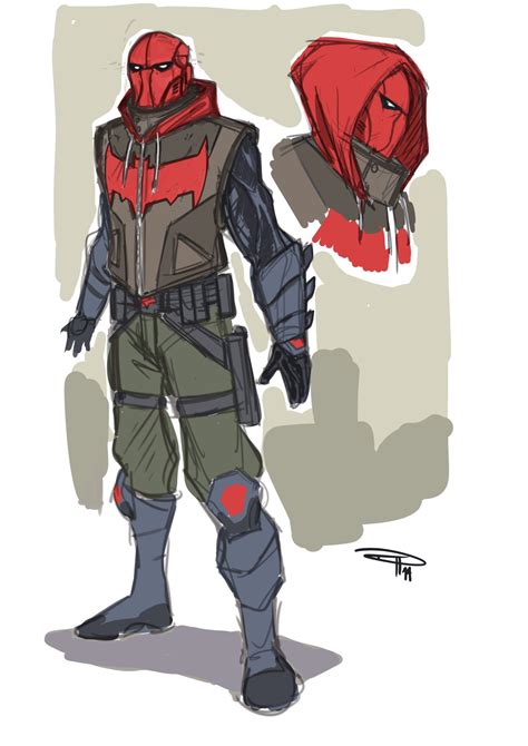 Red Hood Re Design Red Hood Red Hood Jason Todd Superhero Design