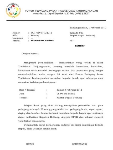 10 Contoh Surat Permohonan Audiensi Rektor Polres Kapolda