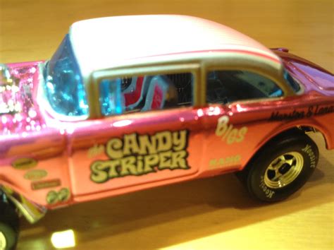 Julian S Hot Wheels Blog ‘55 Chevy Bel Air Gasser 2015 Hwc Special Edition The Candy Striper