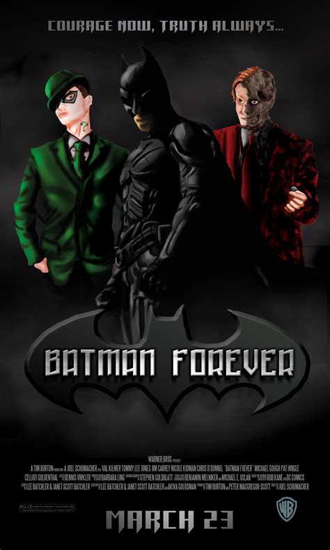 Batman Forever Movie Poster By Ninjasoulreaper27 On Deviantart