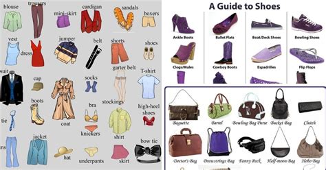 Clothes And Fashion Accessories" Vocabulary In English: 100 Items ...