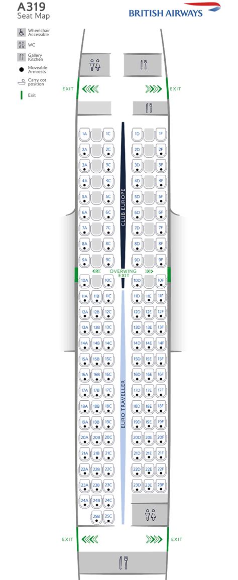 Airbus A319 Seating