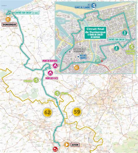 4 Jours De Dunkerque Tout Le Parcours Et Le Programme TV Cyclisme