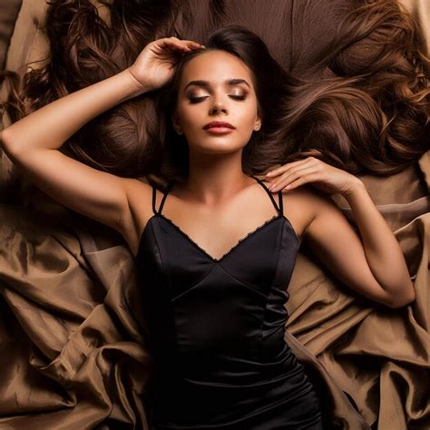 Gorgeous Brunette Woman AI Generated Premium AI Generated Image