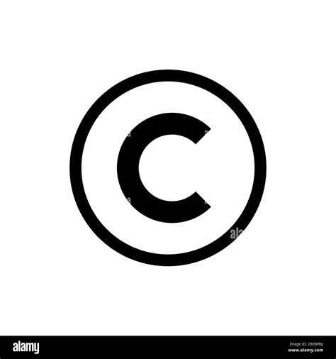 Copyright Icon Vector Copyright Symbols Stock Vector Image And Art Alamy