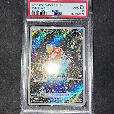 Pokemon Paldea Evolved Magikarp Holo Illustration Rare Psa