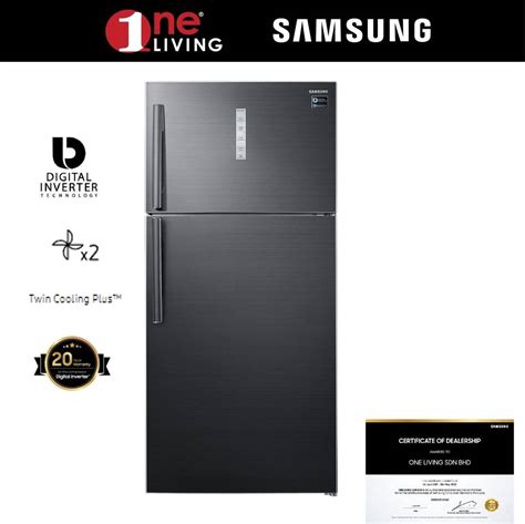 Samsung L Top Mount Freezer Refrigerator With Twin Cooling Plus