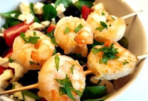 Brocheta Gambas Al Ajillo En Freidora De Aire APP WEB GRATIS