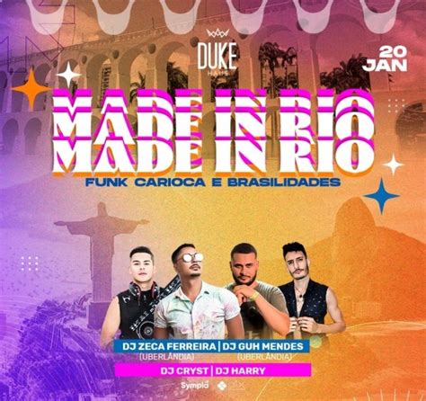 MADE IN RIO Baile Funk Carioca E Brasilidades Em Montes Claros Sympla