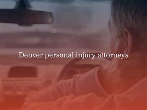 denver personal injury lawyer  consultations