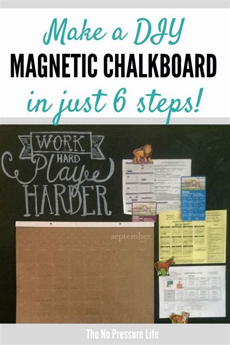 How To Make A Magnetic Chalkboard Wall In Simple Steps