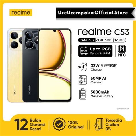 Jual Realme C53 Ram 6 Official Spesifikasi Original Murah Diskon