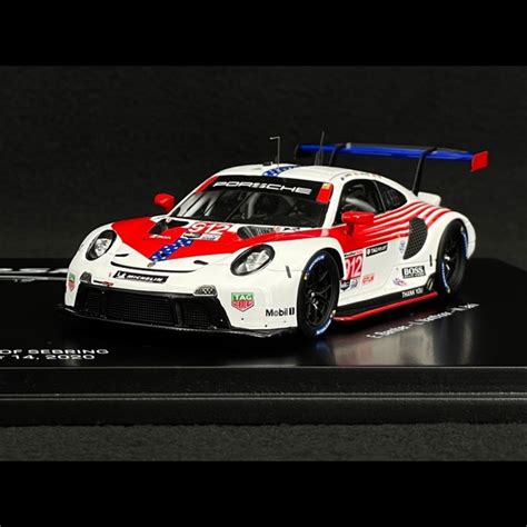 Set Of 2 Porsche 911 Rsr N°911 And N°912 Type 991 Winner And 2nd 12h