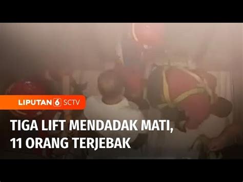 Lift Mendadak Berhenti Belasan Orang Di Gedung Pakuwon Tower Terjebak