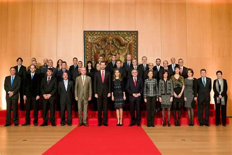 Los Príncipes de Asturias reciben al Grupo AN en su Centenario